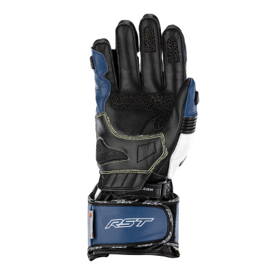 Gants RST Tractech Evo 4 cuir bleu/blanc/noir taille XL