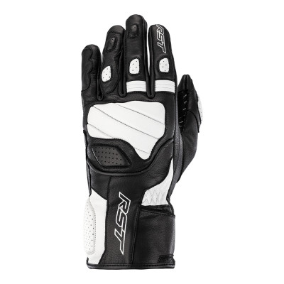 Gants RST Turbine cuir noir/blanc taille XS