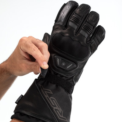 Gants chauffants RST Paragon 6 Heated Waterproof cuir/textile noir taille L