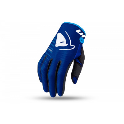 Gants motocross enfant UFO Skill Kimura bleu/blanc taille XS