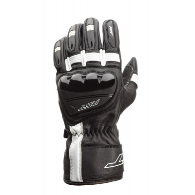 Gants RST Pilot CE cuir - noir/blanc taille L