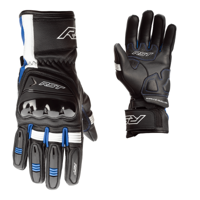 Gants RST Pilot CE - noir/bleu/blanc taille 09