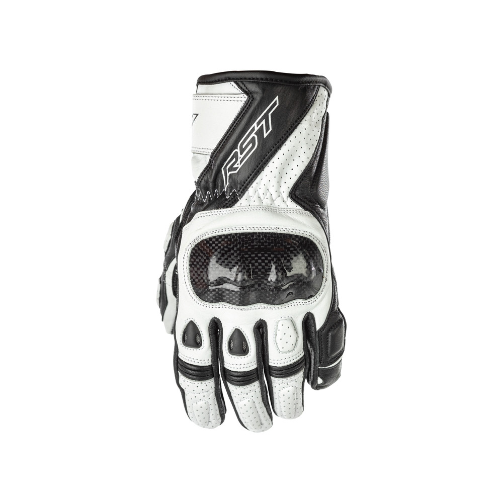 Gants RST Ladies Stunt III CE femme cuir/textile - blanc taille M/07