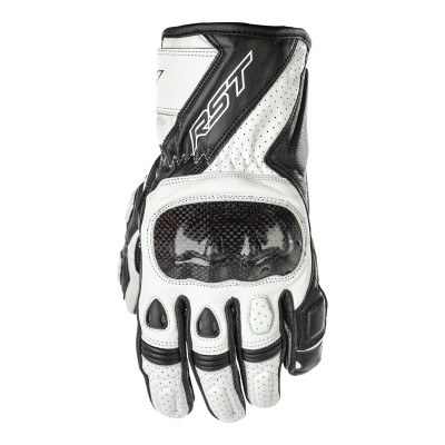 Gants RST Ladies Stunt III CE femme cuir/textile - blanc taille L/08