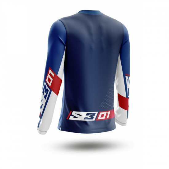 Maillot S3 Collection 01 - Patriot rouge/bleu taille S