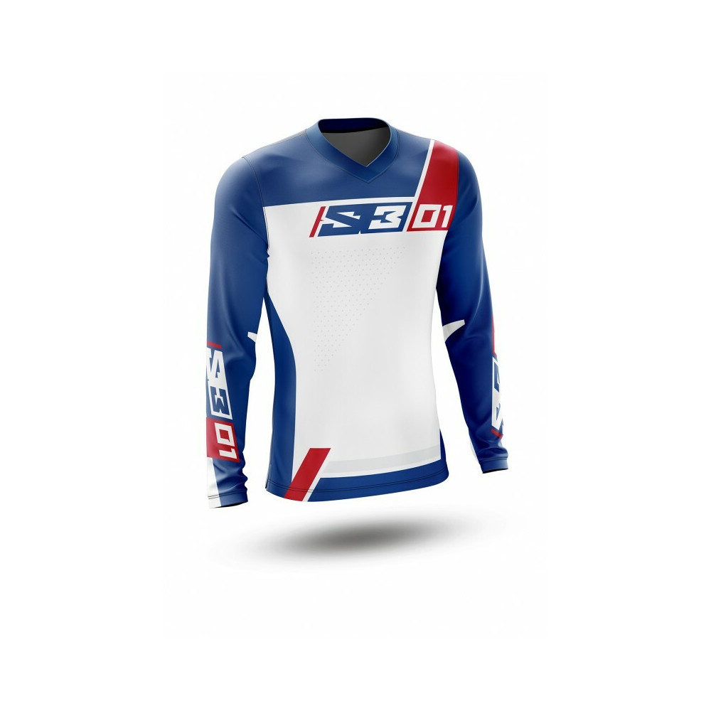 Maillot S3 Collection 01 Patriot rouge/bleu taille XXL