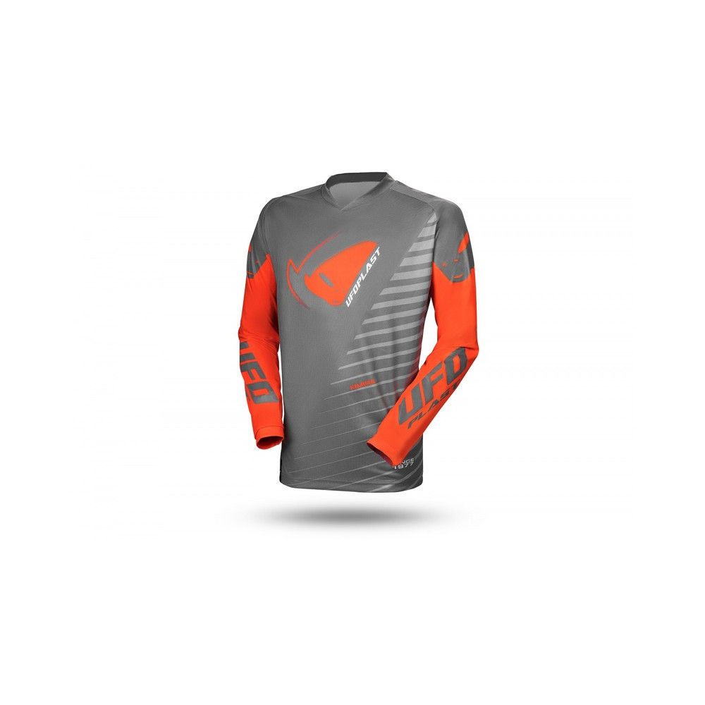 Maillot motocross UFO Kimura gris/orange taille S