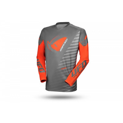 Maillot motocross UFO Kimura gris/orange taille S