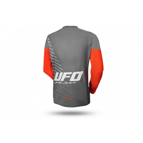 Maillot motocross UFO Kimura gris/orange taille S