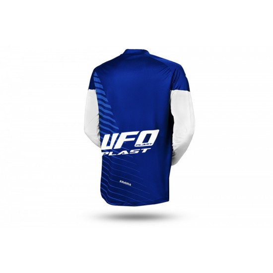 Maillot motocross enfant UFO Kimura bleu/blanc taille 3XS