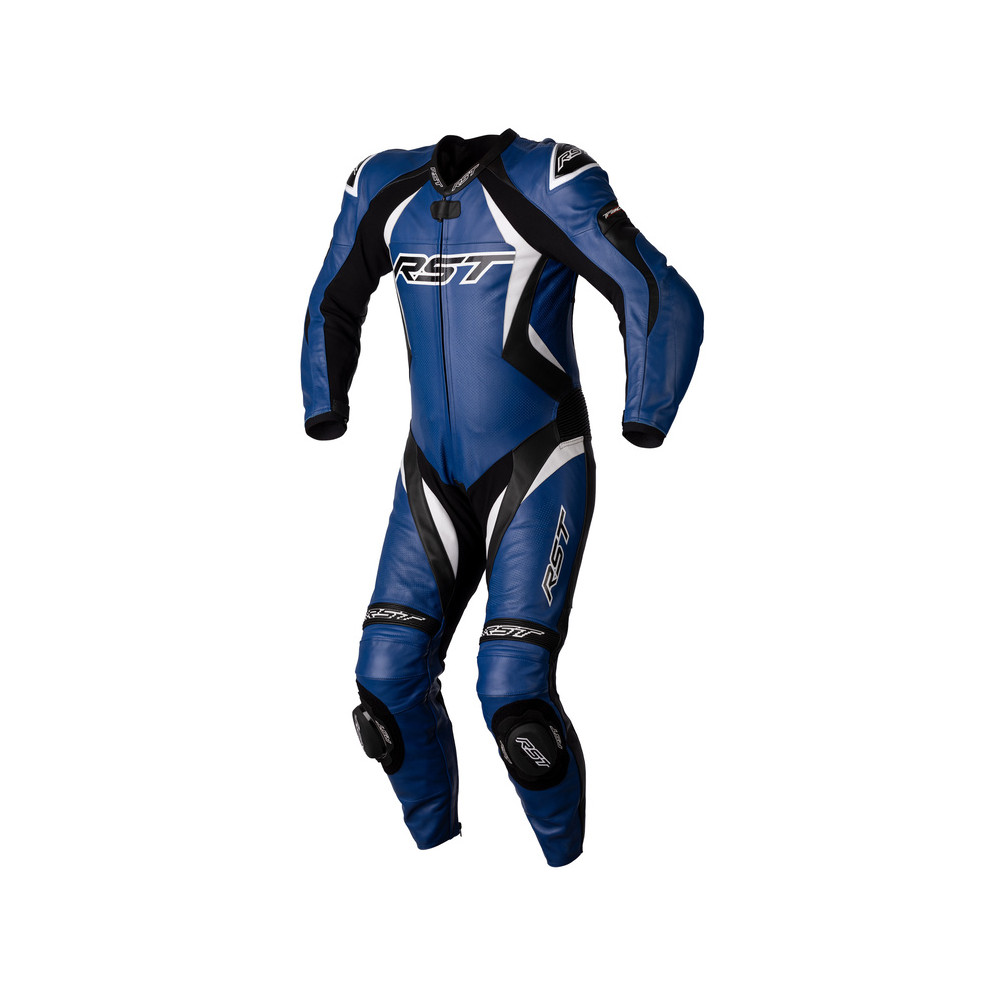 Combinaison Tractech EVO 4 CE cuir - bleu/noir/blanc taille XL