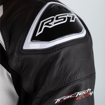 Combinaison RST Tractech Evo 4 femme cuir - noir/blanc taille XS