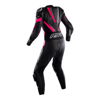 Combinaison RST Tractech Evo 4 femme cuir - noir/rose taille XS