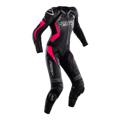 Combinaison RST Tractech Evo 4 femme cuir - noir/rose taille 3XL 3XL