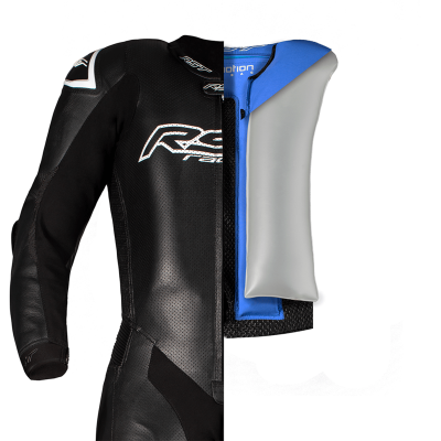 Combinaison Race Dept V4.1 Airbag CE cuir - noir taille L/XL