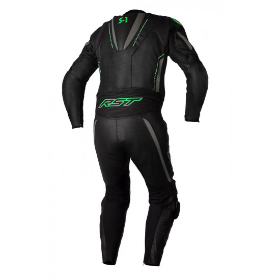 Combinaison RST S1 CE cuir - noir/gris/vert fluo taille M