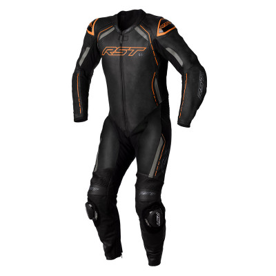 Combinaison RST S1 CE cuir - noir/gris/orange fluo taille S