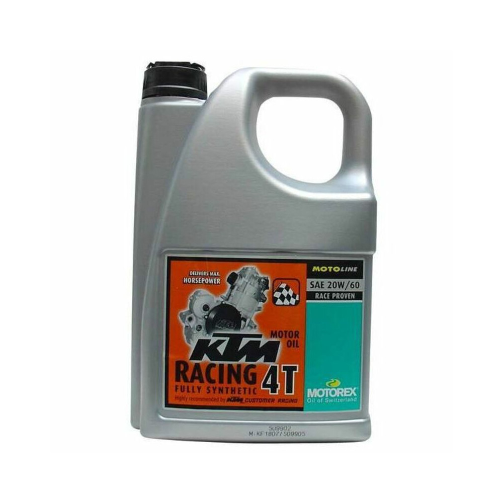 Huile moteur MOTOREX KTM Racing 4T - 20W60 4L