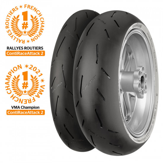 Pneu CONTINENTAL ContiRaceAttack 2 Street 120/70 ZR 17 M/C (58W) TL