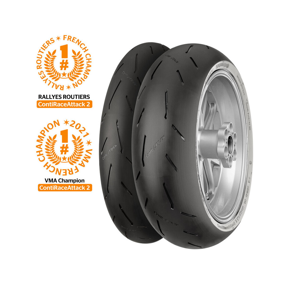 Pneu CONTINENTAL ContiRaceAttack 2 Street 120/70 ZR 17 M/C (58W) TL