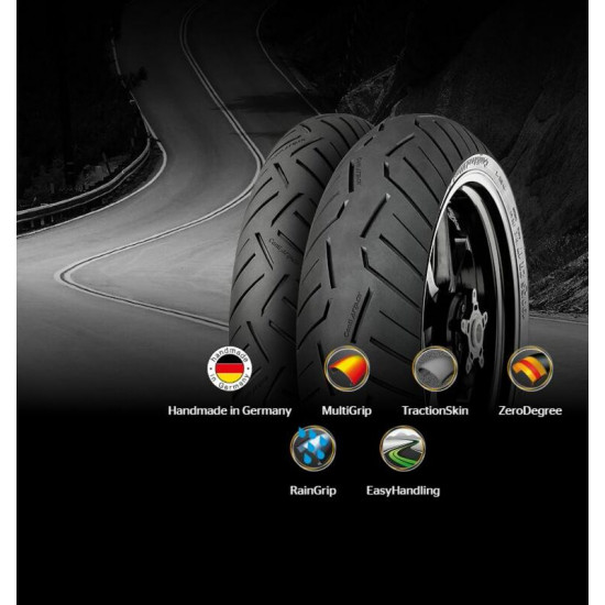 Pneu CONTINENTAL ContiRoadAttack 3 110/80 ZR 18 M/C (58W) TL