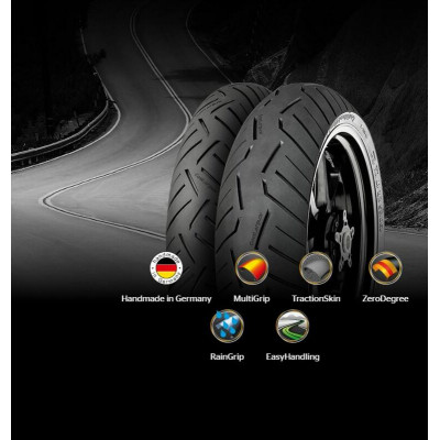 Pneu CONTINENTAL ContiRoadAttack 3 110/80 ZR 18 M/C (58W) TL