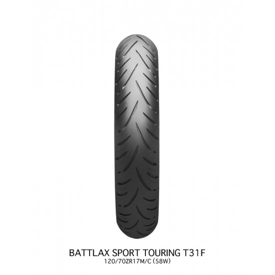 Pneu BRIDGESTONE BATTLAX T31 FRONT G Kawasaki Versys 120/70 ZR 17 M/C (58W) TL