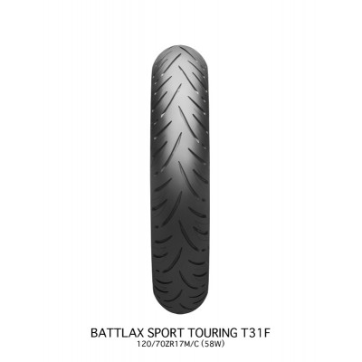 Pneu BRIDGESTONE BATTLAX T31 FRONT G Kawasaki Versys 120/70 ZR 17 M/C (58W) TL