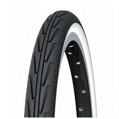 Pneu MICHELIN 600 a confort (37 - 541) ville junior noir/blanc