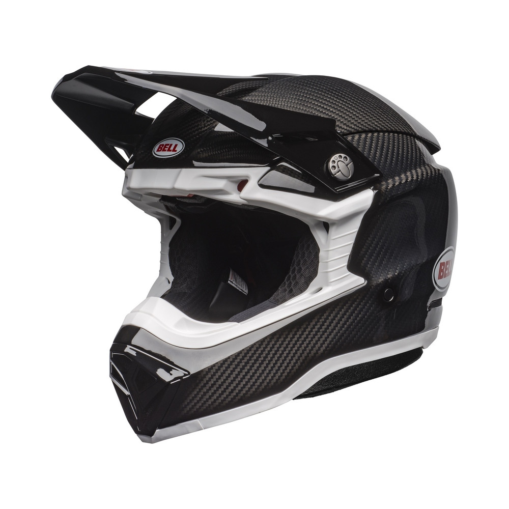 Casque BELL Moto-10 Spherical Solid - Noir/Blanc