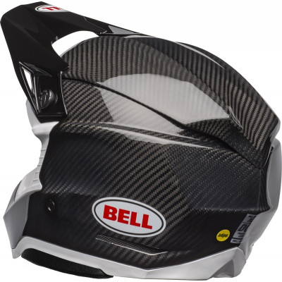 Casque BELL Moto-10 Spherical Solid - Noir/Blanc