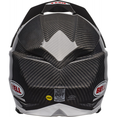 Casque BELL Moto-10 Spherical Solid - Noir/Blanc