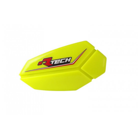 Coque de protège-mains RACETECH R20 jaune fluo  E-Bike