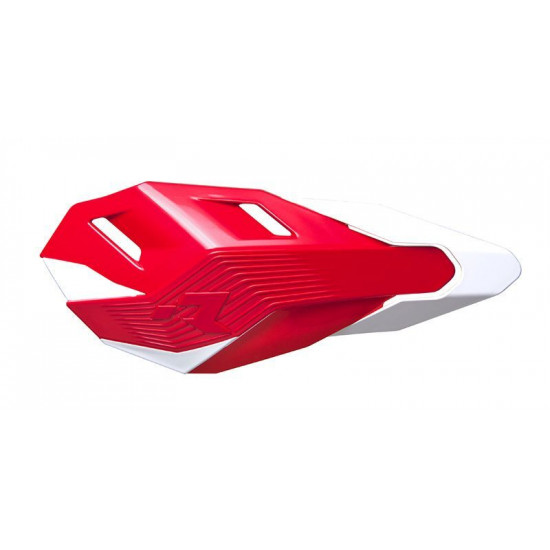 Coque de rechange RACETECH protège-mains HP3 rouge/blanc