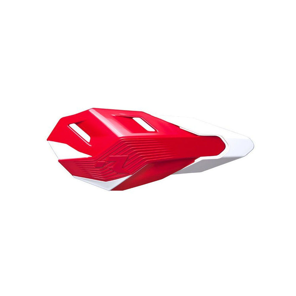 Coque de rechange RACETECH protège-mains HP3 rouge/blanc