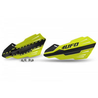 Protège-mains UFO jaune Husqvarna