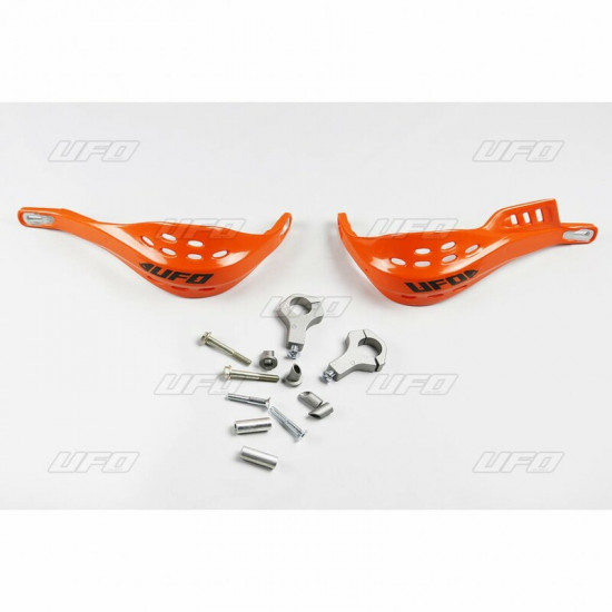 Protège-mains UFO Jumpy supermotard Ø28mm Orange KTM