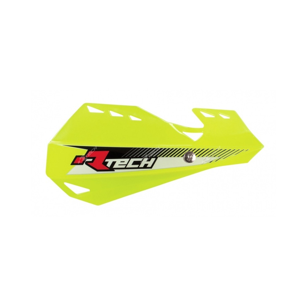 Protège-mains RACETECH Dual jaune fluo