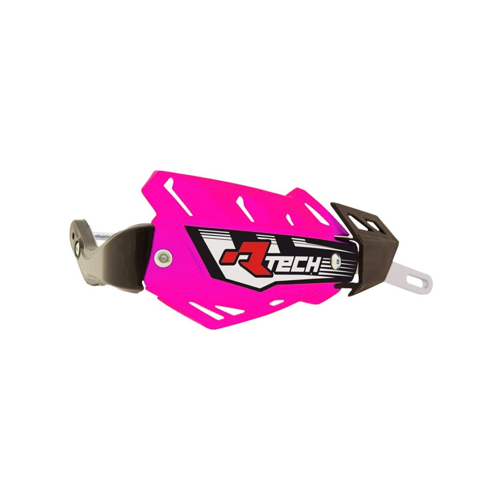 Protège-mains RACETECH FLX rose avec renfort alu