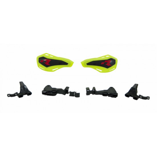 Protèges-mains RACETECH HP1 jaune fluo