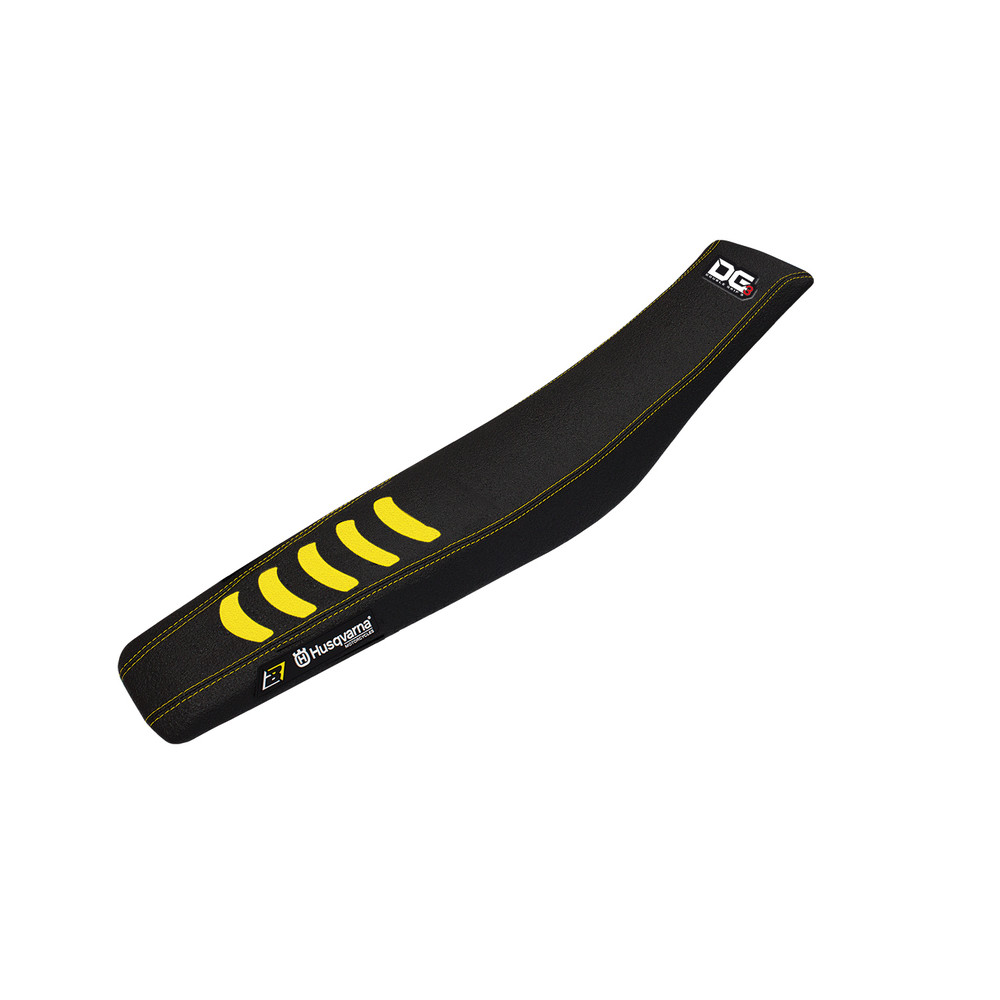 Housse de selle BLACKBIRD Double Grip 3 noir/jaune Husqvarna