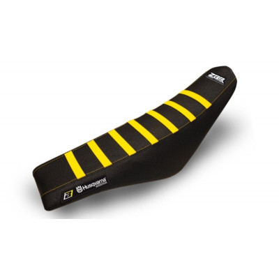 Housse de selle BLACKBIRD Zebra noir/jaune Husqvarna TC125/FC250