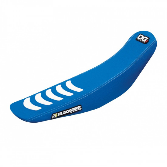 Housse de selle BLACKBIRD Double Grip 3 bleu/blanc TM