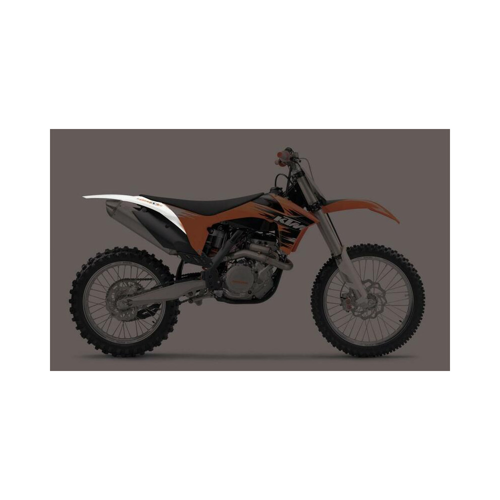 Garde-boue arrière UFO blanc KTM SX/SX-F