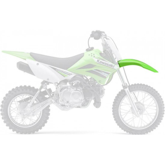 Garde-boue avant UFO vert KX Kawasaki KLX110