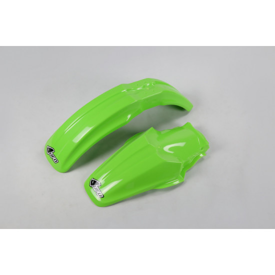 Kit garde-boue avant & arrière UFO Couleur OEM Kawasaki KX85 restylé