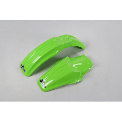 Kit garde-boue avant & arrière UFO Couleur OEM Kawasaki KX85 restylé