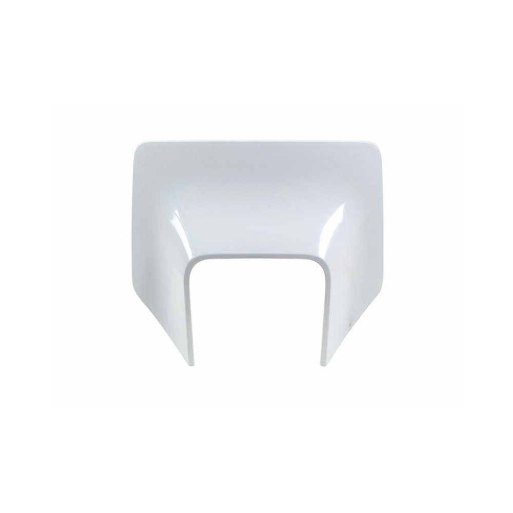 Plastique de plaque phare RACETECH blanc Husqvarna