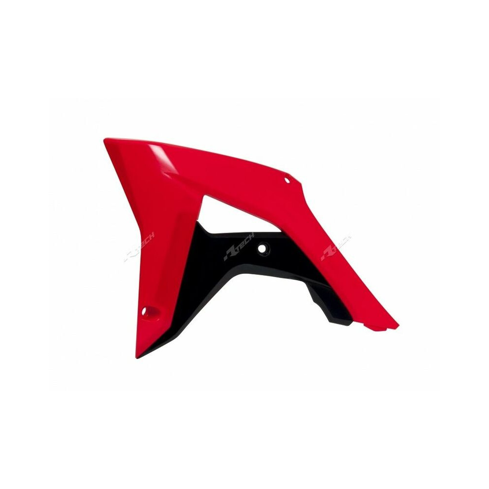 Ouïes de radiateur RACETECH couleur origine (2017) rouge/noir Honda CRF450R