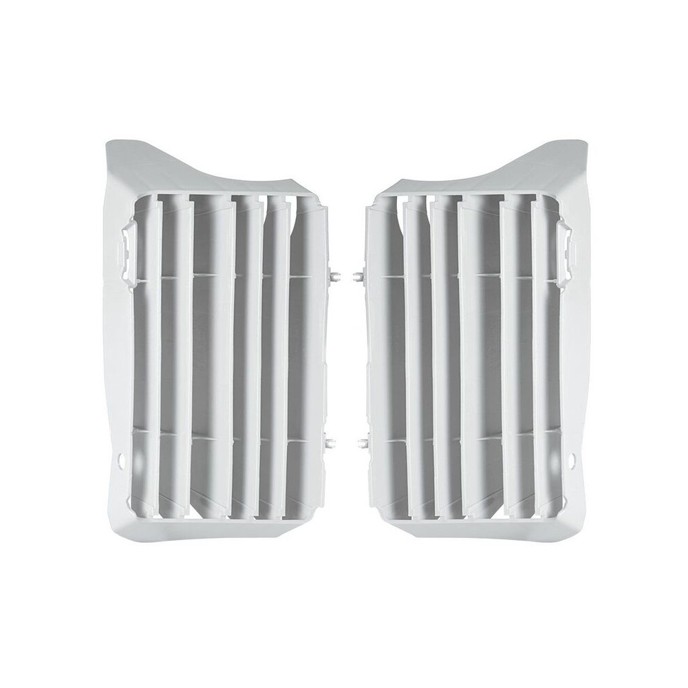 Ouïes de radiateur RACETECH blanc Honda CRF450R